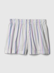 Gap Blue Stripe Poplin Stripe Pyjama Shorts - Image 3 of 3