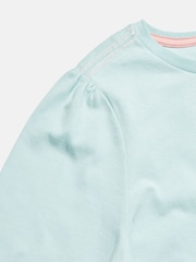 Joules Girls' Ava Mint Green Artwork T-Shirt - Image 4 of 6