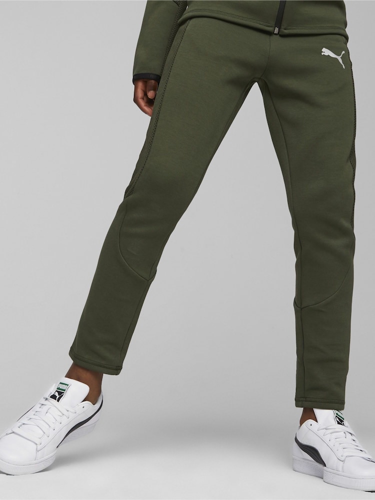 Puma Green Evostripe Youth Sweat Joggers - Image 1 of 5