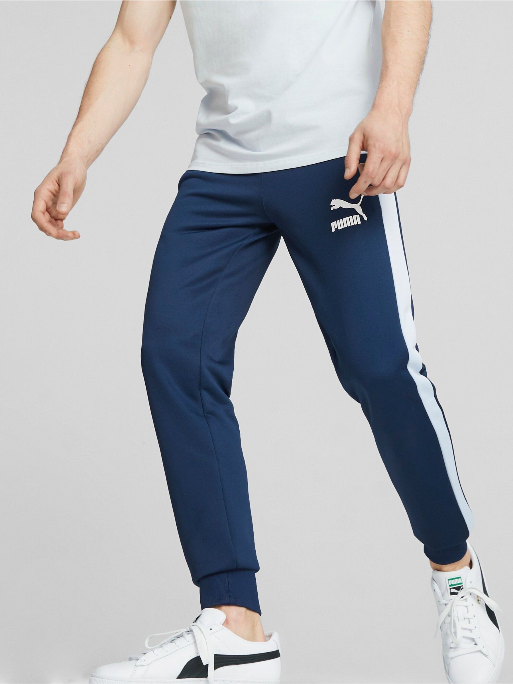 Puma X TMC Hussle Way (All Star) Velour Sweat Pants Blue