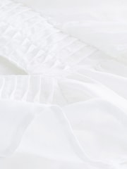 White Sleeveless Ruffle V-Neck Top - Image 6 of 6