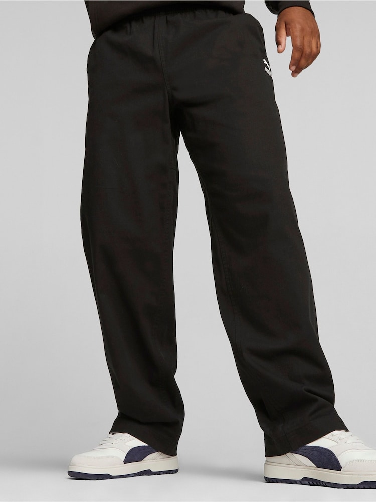 Puma Black Better Classics Mens Woven Sweat Joggers - Image 1 of 9