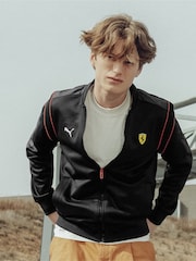 Puma Black Scuderia Ferrari Race MT7 Track Jacket - Image 1 of 8