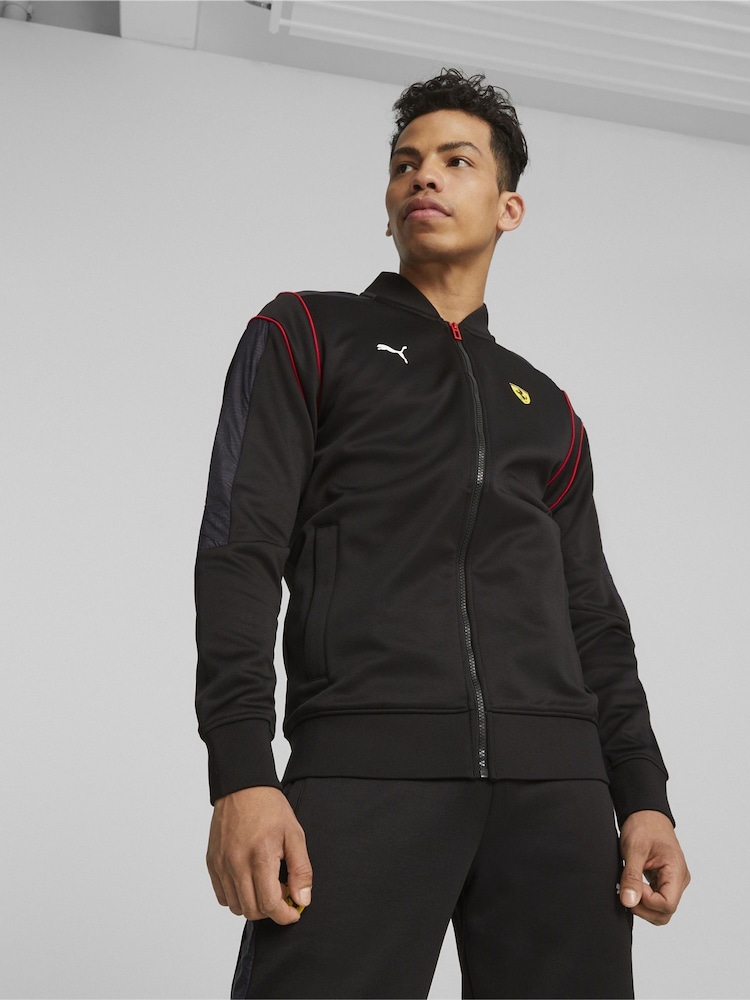Puma Black Scuderia Ferrari Race MT7 Track Jacket - Image 2 of 8