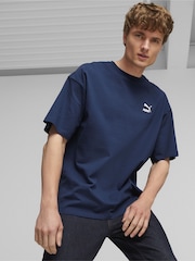 Puma Navy Blue Mens T-Shirt - Image 1 of 5