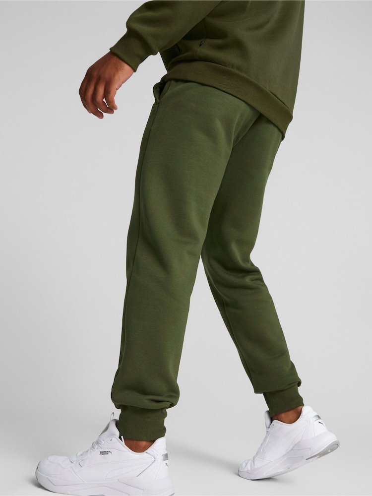Puma Green Essentials Logo Men Sweat Joggers - Image 2 of 7