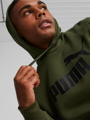 Puma Green Essentials Big Logo Hoodie - Image 4 of 7
