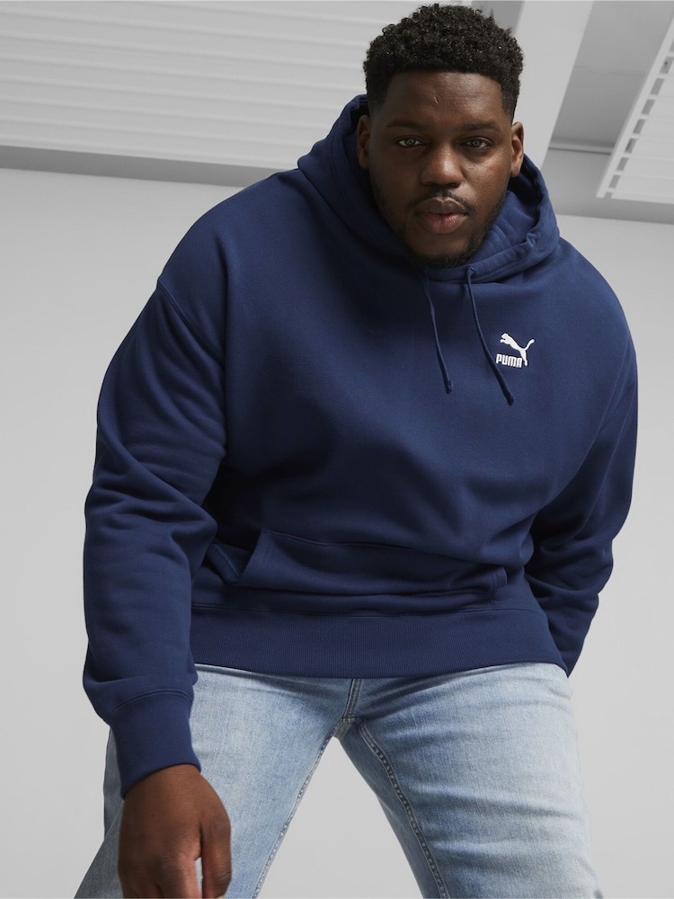Puma Blue Mens Better Classics Hoodie - Image 1 of 9