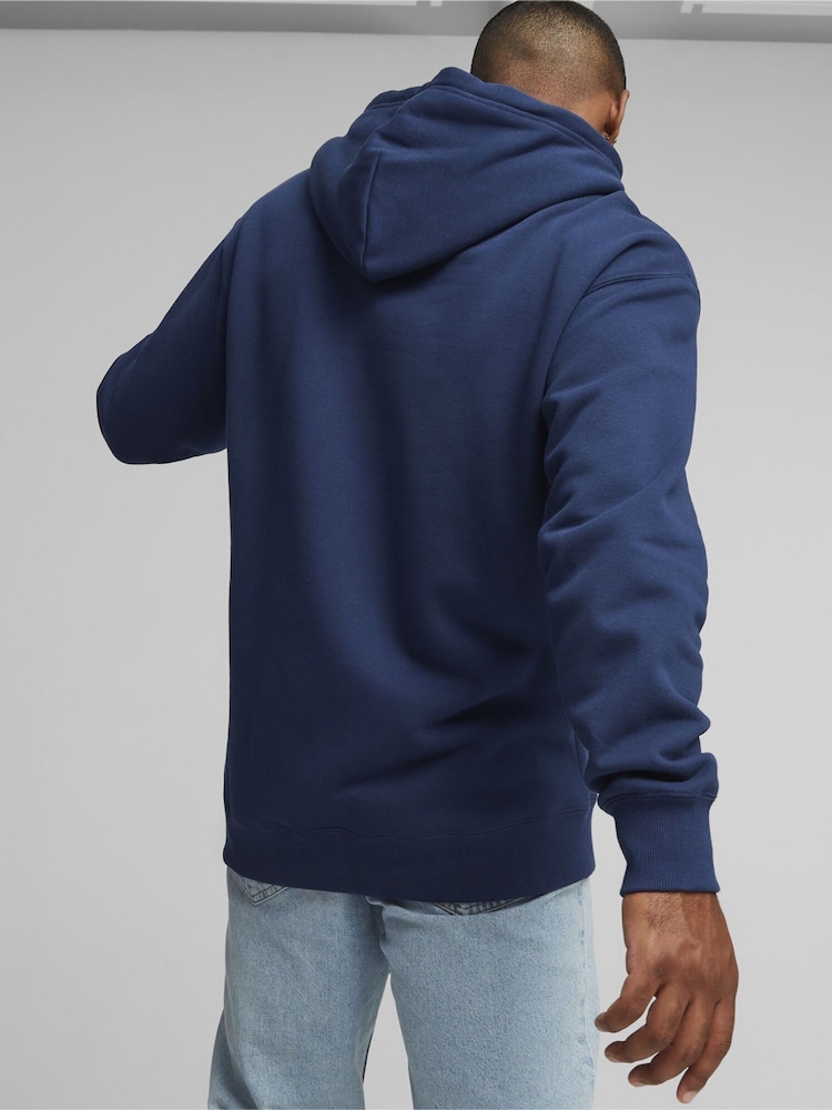 Puma Blue Mens Better Classics Hoodie - Image 4 of 9