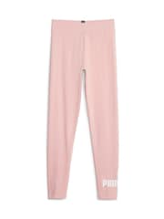 Puma Pink Essentials Logo Leggings - Image 1 of 2