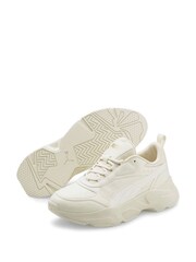 Puma White Womens Cassia SL Trainers - Image 3 of 6