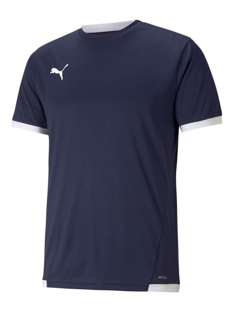 Puma Blue Mens Football Jersey - Image 1 of 2