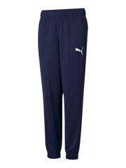 Puma Blue Active Tricot Youth Sweat 100% Cotton Joggers - Image 1 of 2