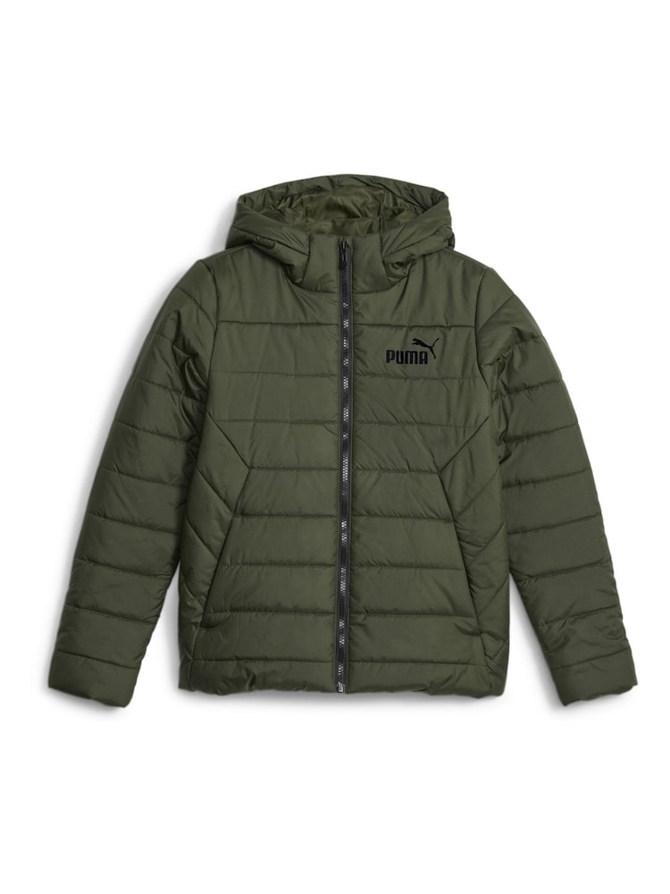 Puma Green Essentials Padded Jacket - Image 4 of 5