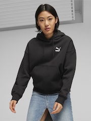 Negro - Sudadera con capucha extragrande de mujer de Puma - Imagen 1 de 7