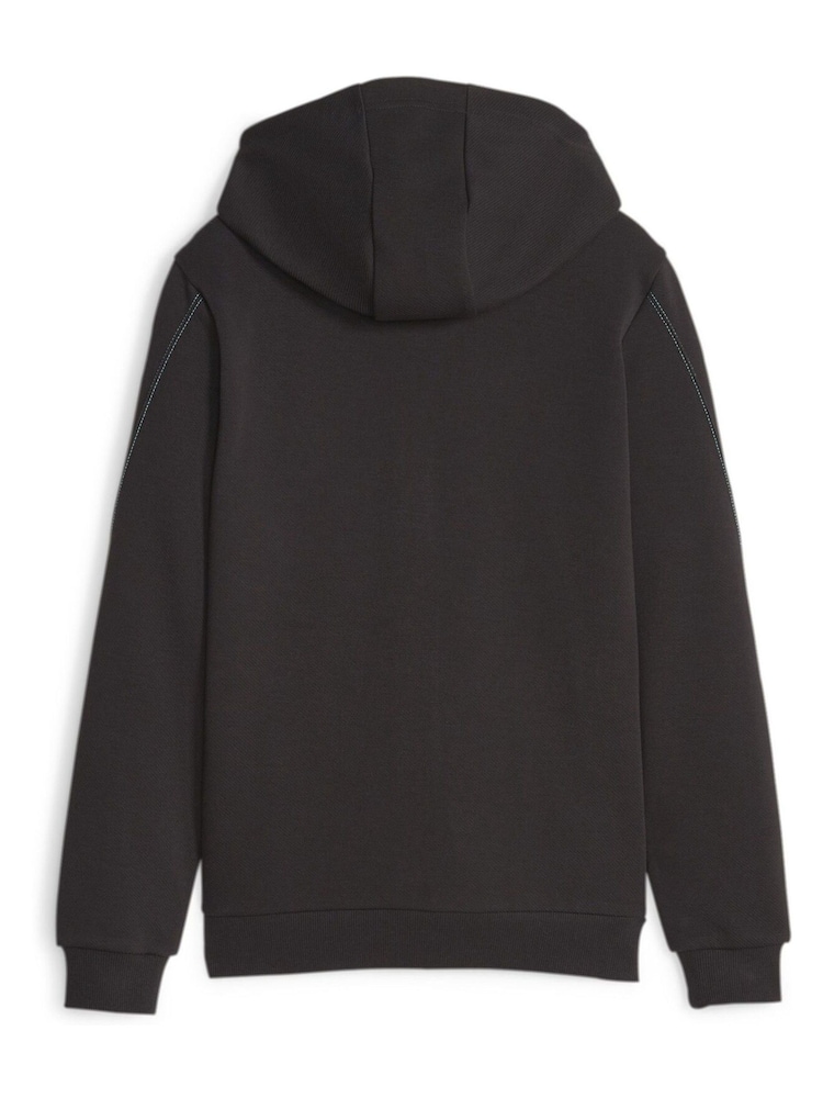 Puma Black Mercedes AMG Petronas Motorsport Youth Hooded Sweat 100% Cotton Jacket - Image 2 of 2