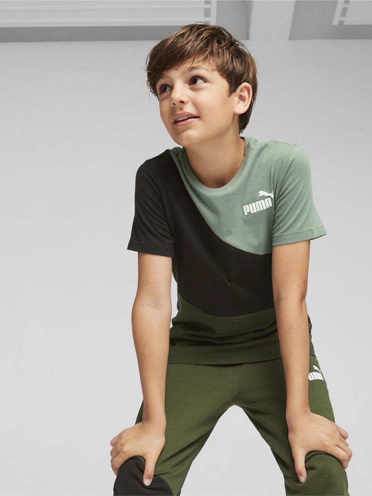 Puma Green Power Cat 100% Cotton T-Shirt - Image 1 of 5