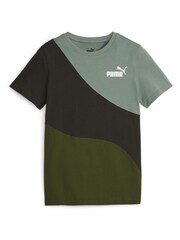 Puma Green Power Cat 100% Cotton T-Shirt - Image 4 of 5
