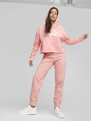 Puma Pink Essentials Womens Sweat Joggers - Image 2 of 7