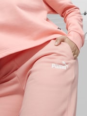 Puma Pink Essentials Womens Sweat Joggers - Image 3 of 7