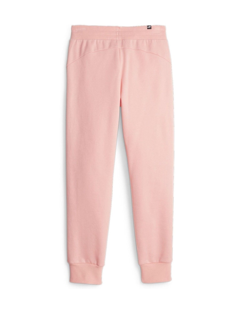 Puma Pink Essentials Womens Sweat Joggers - Image 7 of 7