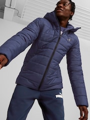 Puma Blue Essential Coat Jacket - Image 2 of 7