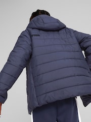 Puma Blue Essential Coat Jacket - Image 4 of 7