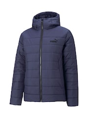 Puma Blue Essential Coat Jacket - Image 6 of 7