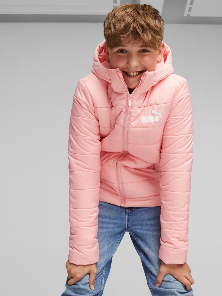 Puma Pink Essentials Padded Jacket - Image 1 of 6