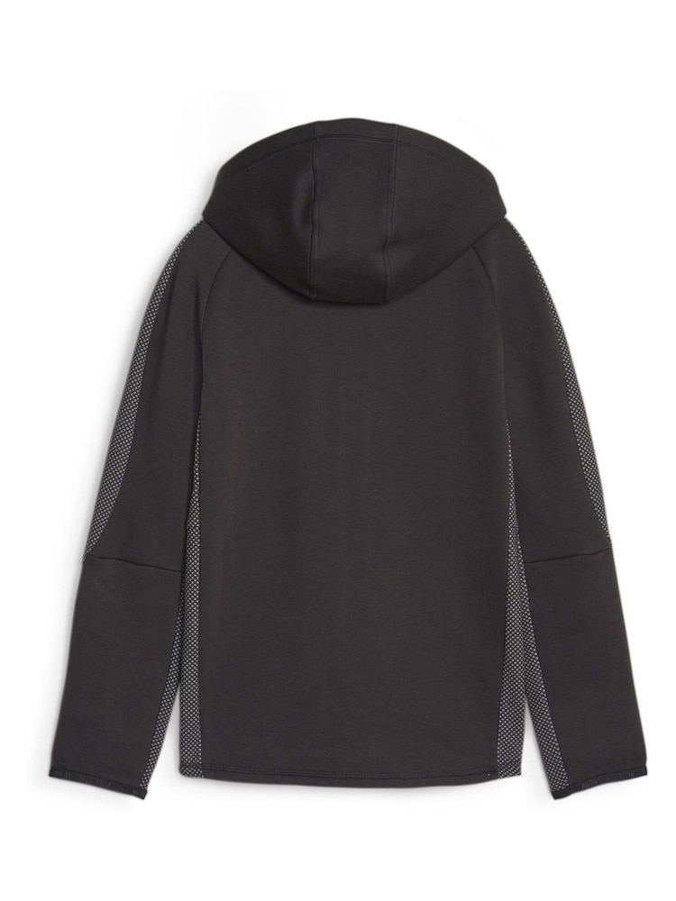 Puma Black Evostripe Youth Full-zip Hoodie - Image 6 of 6 Puma Black Evostripe Youth Full-zip Hoodie - Image 6 of 6