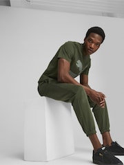 Puma Green Classics Mens Sweat Joggers - Image 3 of 7