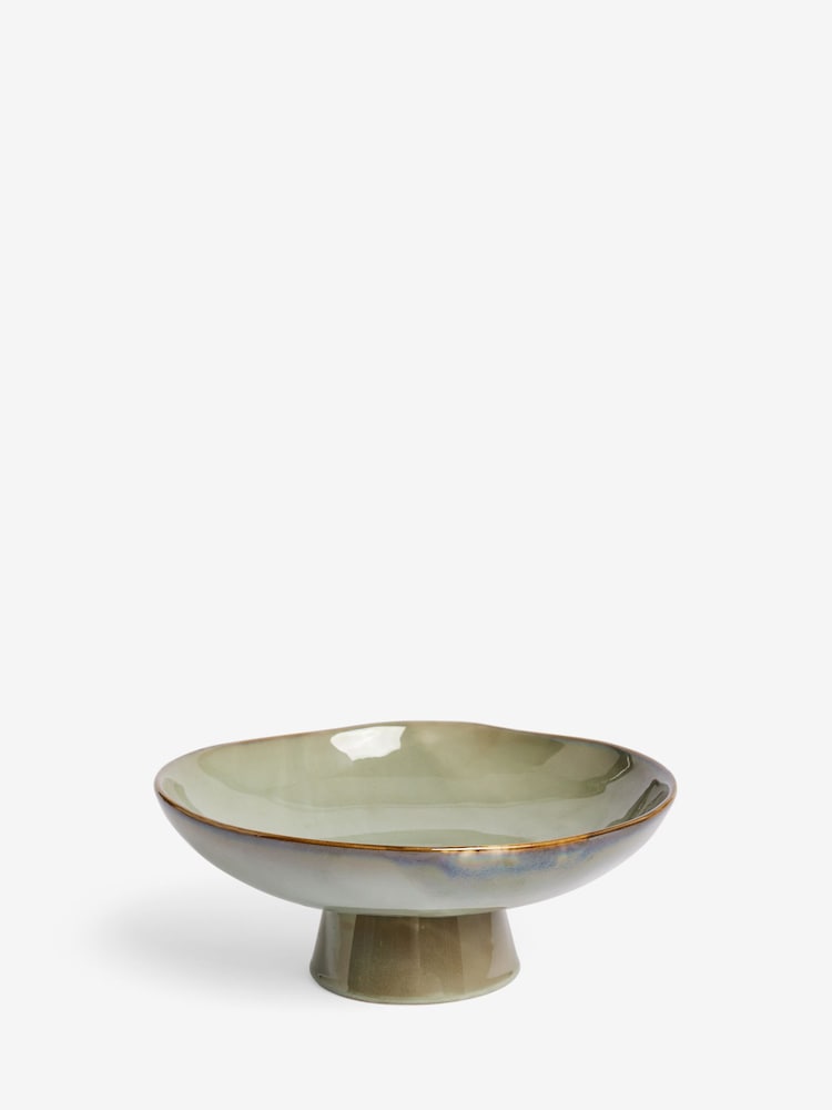 Grey Scandi Ceramic Reactive Glaze Decorative Bowl - Image 4 of 4