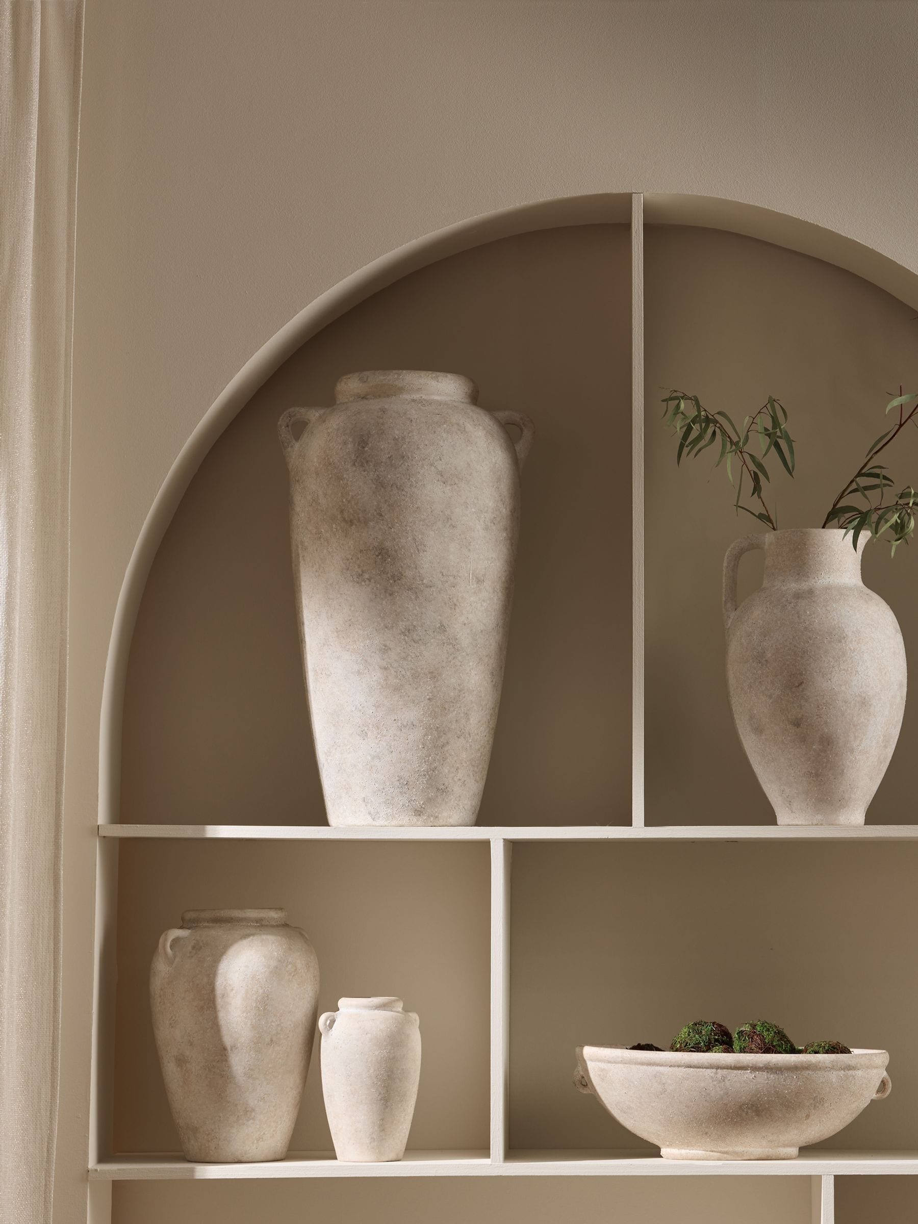 Buy Natural Country Ceramic Lydford Small Textured Flower Vase