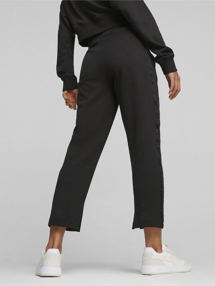 Puma Black T7 Womens High Waist Joggers - Image 2 of 9