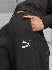 Puma Black T7 Womens High Waist Joggers - Image 6 of 9