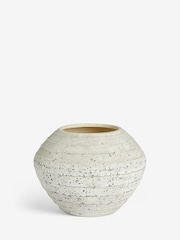 Grey N. Premium Concrete Look Textured Stone Vase - Image 2 of 3