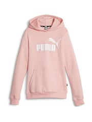 Puma Pink Essentials Logo Youth Hoodie - Image 4 of 5