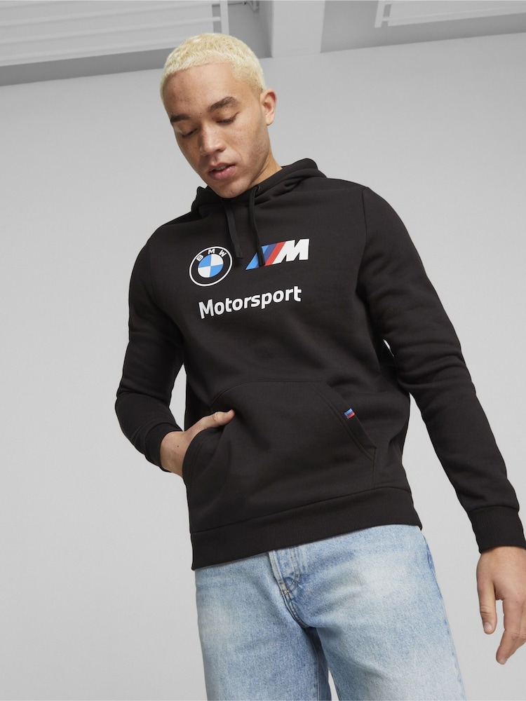Puma Black BMW M Motorsport Mens Fleece Hoodie - Image 1 of 7