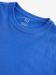 Gap Blue Everyday Soft Crew Neck Short Sleeve T-Shirt - Image 4 of 5