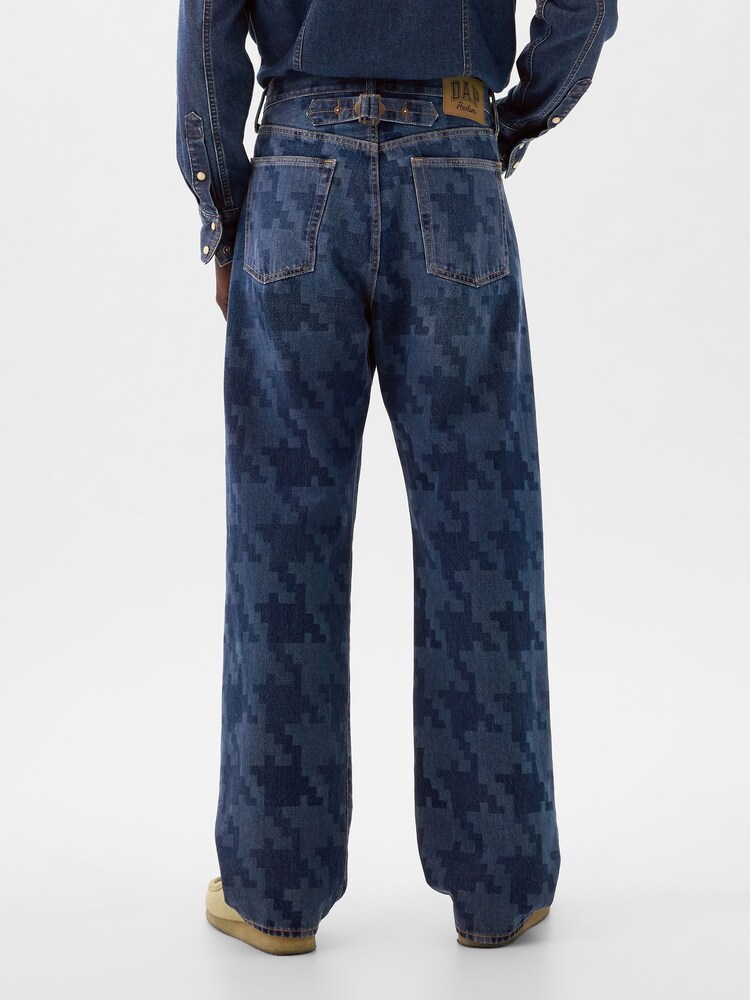 Gap Dark Indigo Blue Dapper Dan 90s Organic Cotton Loose Jeans - Image 2 of 7