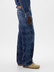 Gap Dark Indigo Blue Dapper Dan 90s Organic Cotton Loose Jeans - Image 5 of 7
