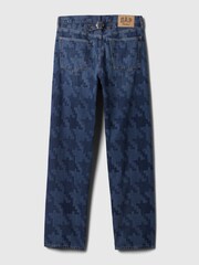 Gap Dark Indigo Blue Dapper Dan 90s Organic Cotton Loose Jeans - Image 7 of 7