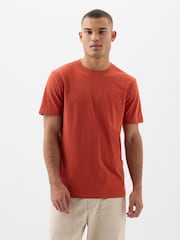 Gap Red Everyday Soft Crew Neck Short Sleeve T-Shirt - Image 1 of 6