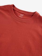 Gap Red Everyday Soft Crew Neck Short Sleeve T-Shirt - Image 5 of 6