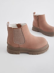 Pink Tan Chelsea Chunky Ankle Boots - Image 4 of 8