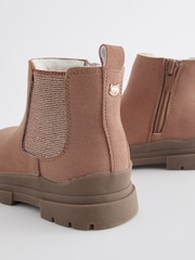 Pink Tan Chelsea Chunky Ankle Boots - Image 6 of 8