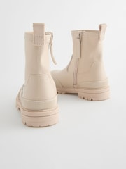 Neutral White Sock Boots - Image 3 of 5
