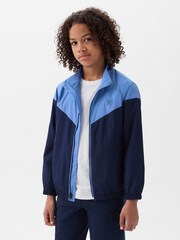 Gap Blue Logo Zip Up Jacket (4-12yrs) - Image 1 of 3