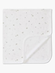 Stripe Cotton & Bamboo Soft Jersey Blanket - Image 1 of 2