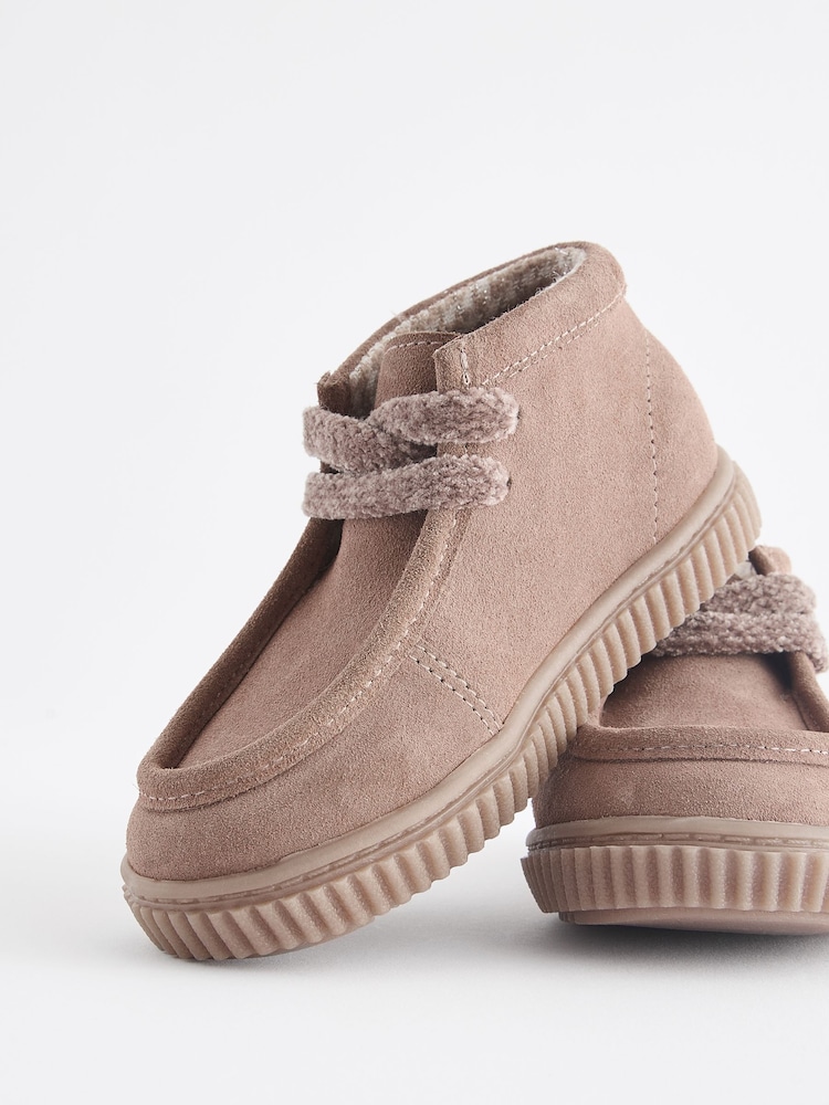 Mink Brown Suede Boots - Image 5 of 5
